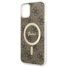 Заредете изображение във визуализатора на галерията – Original Set GUESS GUBPN61H4EACSW for iPhone 11 (Bundle Pack Magsafe: Case + Charger / 4G / Gold - Brown)
