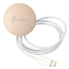 Заредете изображение във визуализатора на галерията – Original Set GUESS GUBPP12MH4EACSP for iPhone 12 / 12 Pro (Bundle Pack Magsafe: Case + Charger / 4G / Gold - Pink)
