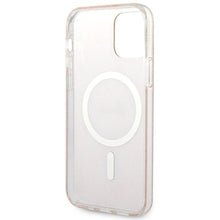 Заредете изображение във визуализатора на галерията – Original Set GUESS GUBPP12MH4EACSP for iPhone 12 / 12 Pro (Bundle Pack Magsafe: Case + Charger / 4G / Gold - Pink)
