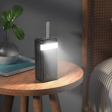 Заредете изображение във визуализатора на галерията – HOCO POWER BANK 60 000mAh with flash light + PD22,5W + QC3.0 J86B black
