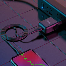 Заредете изображение във визуализатора на галерията – HOCO travel charger USB + cable Micro 2A N2 Vigour black
