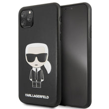 Заредете изображение във визуализатора на галерията – Оригинален гръб Karl Lagerfeld klhcn65ikpubk за iPhone 11 Pro Max черен - само за 47.4 лв
