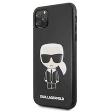 Заредете изображение във визуализатора на галерията – Оригинален гръб Karl Lagerfeld klhcn65ikpubk за iPhone 11 Pro Max черен - само за 47.4 лв

