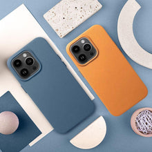 Заредете изображение във визуализатора на галерията – Leather Mag Cover for IPHONE 11 PRO MAX indigo blue
