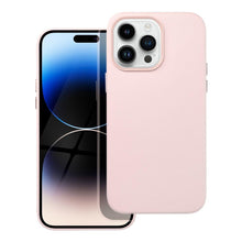 Заредете изображение във визуализатора на галерията – Leather Mag Cover for IPHONE 14 PRO MAX sand pink
