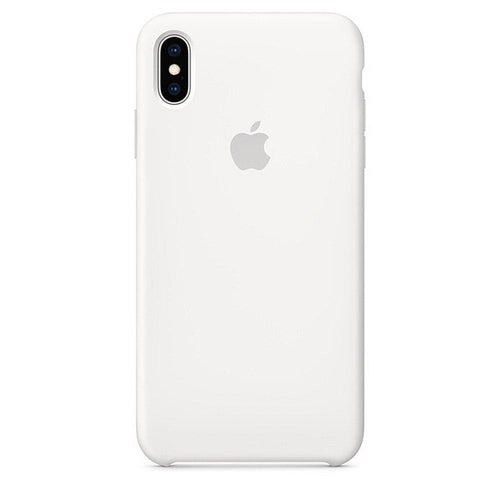 Оригинален силиконов гръб mrwf2zm/a за iPhone xs max бял - TopMag