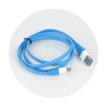 Заредете изображение във визуализатора на галерията – Кабел плосък USB към type-c син - само за 5.99 лв

