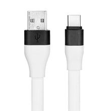 Заредете изображение във визуализатора на галерията – Кабел плосък USB към type-c бял - само за 14.3 лв
