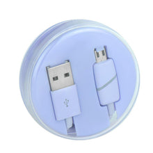 Заредете изображение във визуализатора на галерията – кабел usb micro usb box ring purple - само за 9.99 лв
