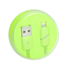 Заредете изображение във визуализатора на галерията – Кабел Applele Lightning box ring лайм - само за 18.1 лв
