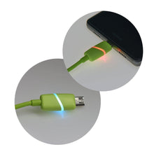 Заредете изображение във визуализатора на галерията – кабел usb micro usb box ring lime - TopMag

