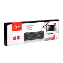 Заредете изображение във визуализатора на галерията – Keyboard ak-46u on usb черен - само за 21.3 лв
