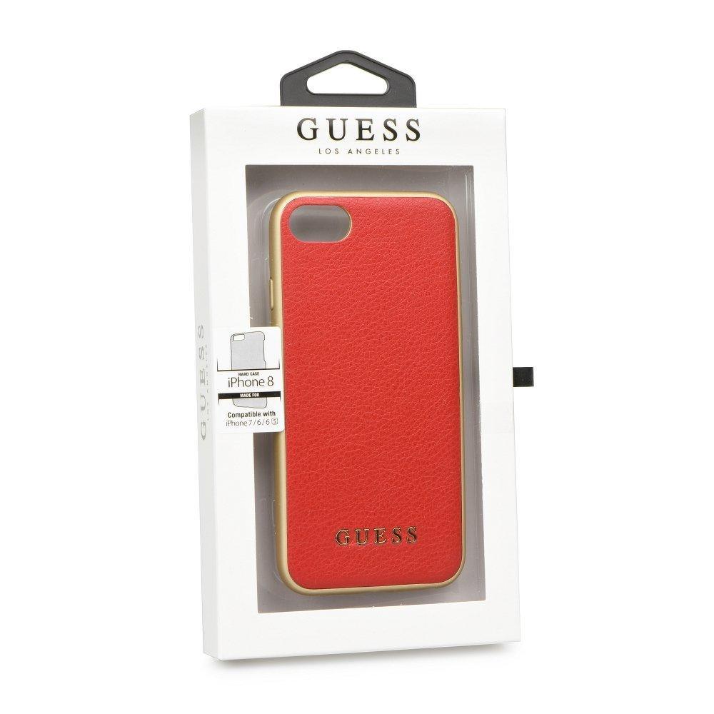 Оригинален гръб guess guhcp7iglre за iPhone 7 / 8 / SE2020 червен - само за 46.2 лв