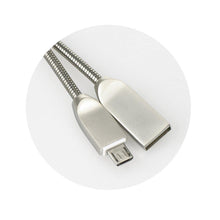 Заредете изображение във визуализатора на галерията – кабел usb metal snake micro usb in box - TopMag
