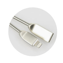 Заредете изображение във визуализатора на галерията – кабел usb - micro metal snake 2,4a c816 1 meter blister box - TopMag
