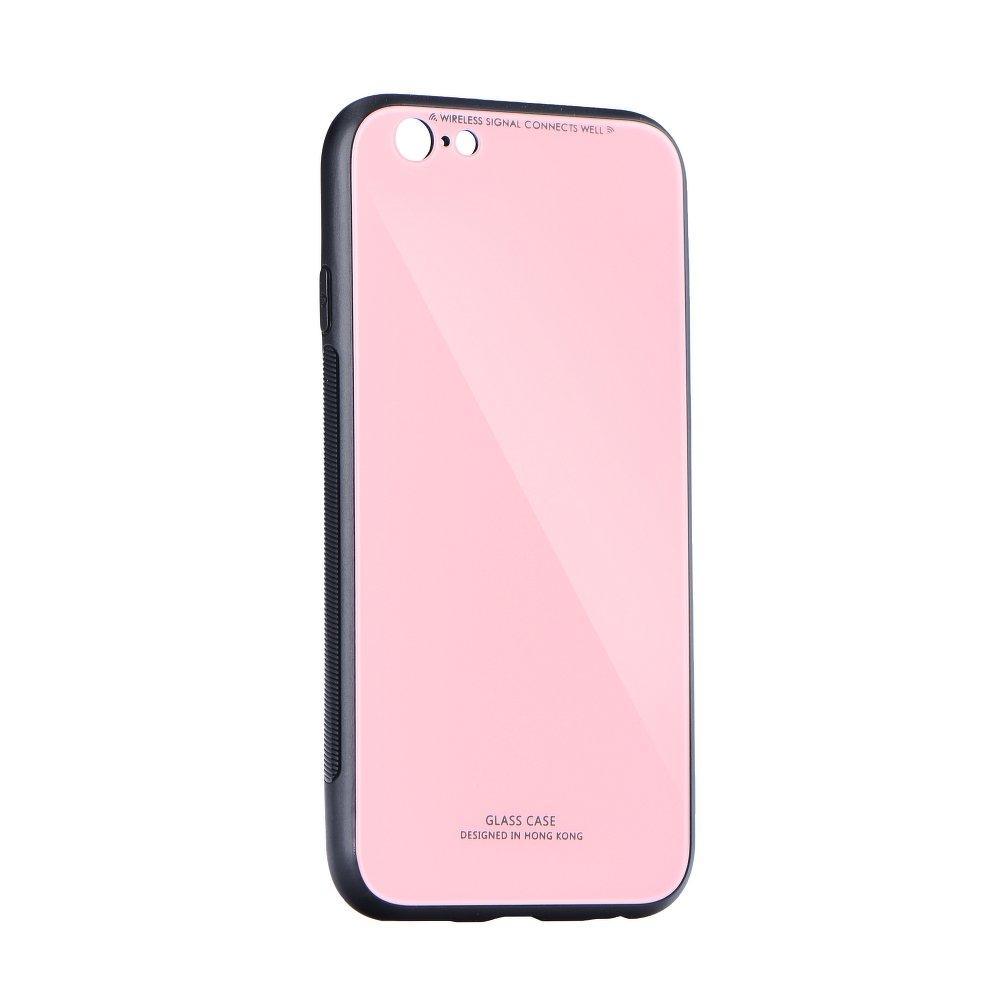 Стъклен гръб за iPhone 7 plus / 8 plus розов - само за 12.99 лв