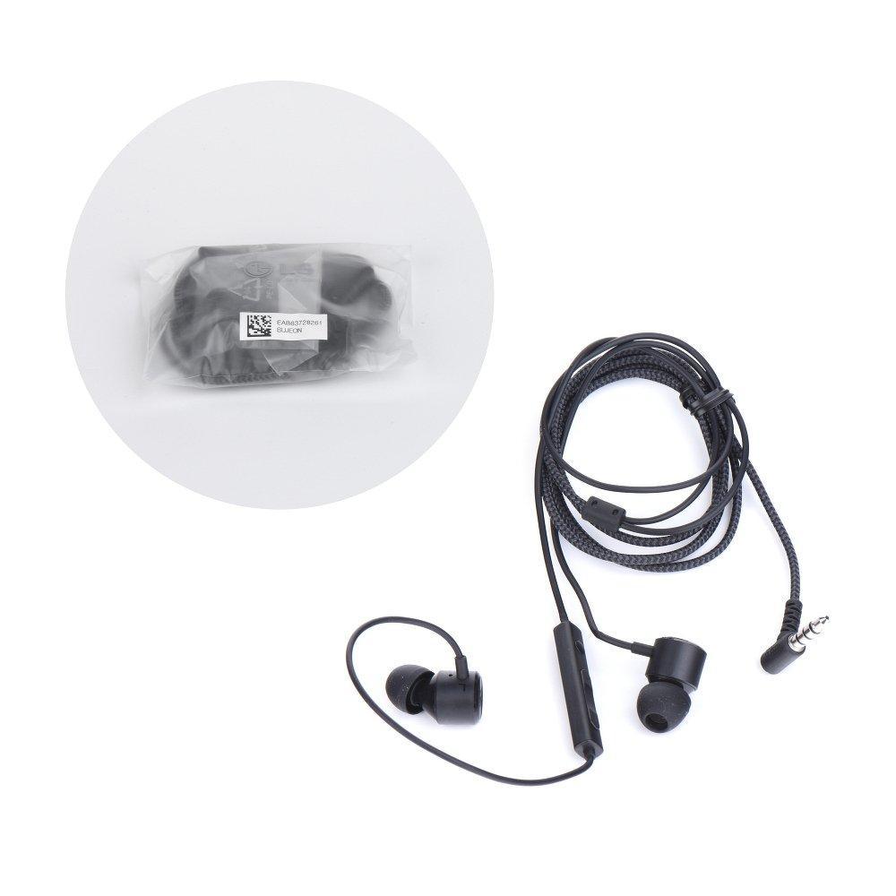 Оригинален stereo headset lg eab63728261 g6 3,5mm черен без опаковка - TopMag