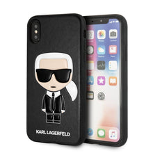 Заредете изображение във визуализатора на галерията – Оригинален калъф karl lagerfeld klhcpxikpubk - iPhone x / xs  черен - само за 47.6 лв
