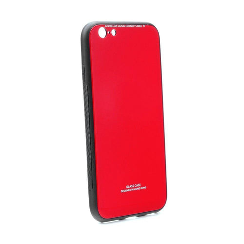 Стъклен гръб за iPhone 6 / 6s red - само за 8.99 лв