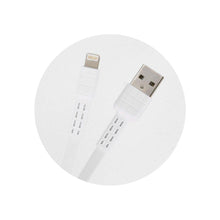 Заредете изображение във визуализатора на галерията – кабел usb remax armor for iPhone lightning 8-pin cooperate  rc-116 white - само за 10.99 лв
