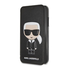 Заредете изображение във визуализатора на галерията – Оригинален гръб karl lagerfeld klflbki61ikpubk - iPhone xr черен - TopMag
