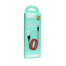 Заредете изображение във визуализатора на галерията – Кабел Hoco superior style 1м Micro usb x29 червен - TopMag
