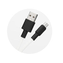 Заредете изображение във визуализатора на галерията – Кабел Hoco superior style 1м Micro usb x29 бял - TopMag
