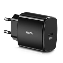 Заредете изображение във визуализатора на галерията – Зарядно esr 18w power delivery черен - само за 39 лв
