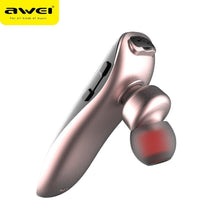 Заредете изображение във визуализатора на галерията – Слушалка блутут/bluetooth awei n1 multipoint розово злато - само за 33.2 лв

