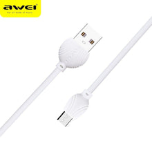 Заредете изображение във визуализатора на галерията – кабел awei cl61 micro usb gray - TopMag
