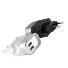 Заредете изображение във визуализатора на галерията – Зарядно Hoco travel speedmaster два usb порта 2,4a c40a бял - TopMag
