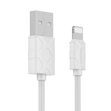 Заредете изображение във визуализатора на галерията – Кабел Baseus yaven Applele lightning 2.1a 1м бял - TopMag
