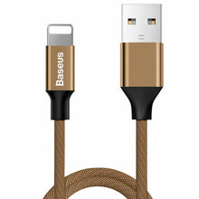 Заредете изображение във визуализатора на галерията – Кабел Baseus yiven Applele lightning 2a 1.2м кафяв - TopMag
