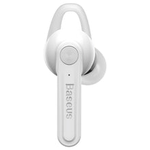Заредете изображение във визуализатора на галерията – Слушалка блутут/bluetooth Baseus  с магнитна докинг станция бял - само за 33 лв
