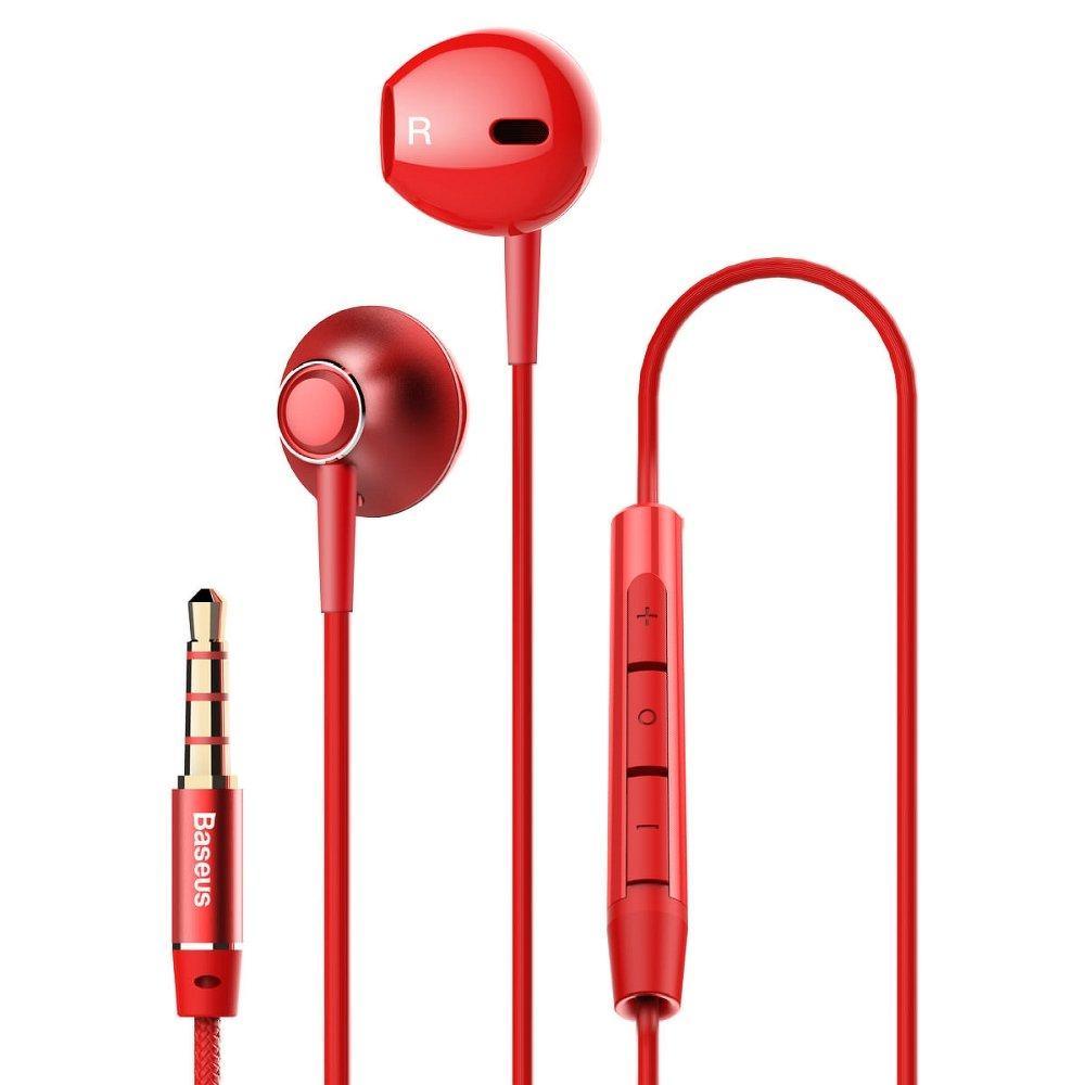 Слушалки wireless Baseus encok червен - само за 23.2 лв