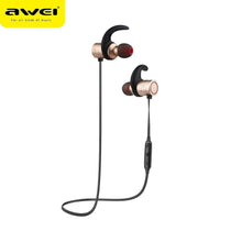 Заредете изображение във визуализатора на галерията – Слушалки блутут/bluetooth awei ak9 златен - само за 40.9 лв
