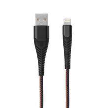 Заредете изображение във визуализатора на галерията – Кабел usb за iPhone lightning 8-pin 1м черен hr-uc020 - TopMag
