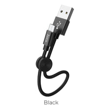Заредете изображение във визуализатора на галерията – Кабел Hoco premium micro usb  x35 25cm черен - само за 8.99 лв
