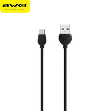 Заредете изображение във визуализатора на галерията – кабел awei cl61 micro usb black - TopMag
