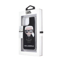 Заредете изображение във визуализатора на галерията – Оригинален гръб karl lagerfeld KLHCN58ICGBK - iPhone 11 pro черен - само за 44.8 лв
