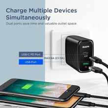 Заредете изображение във визуализатора на галерията – Еsr зарядно 36w power delivery &amp; qc 3.0 uk черен - само за 52.8 лв
