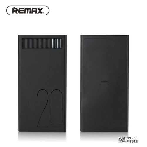 Външна батерия / Power bank Remax revolution 20 000mah черна - само за 40.6 лв