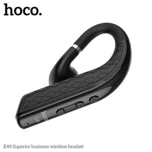 Заредете изображение във визуализатора на галерията – Слушалка Hoco bluetooth headset superior business wireless e48 черен - само за 33.4 лв

