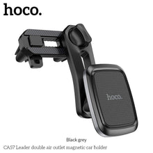 Заредете изображение във визуализатора на галерията – Стойка за кола Hoco double air outlet ca57 черен-сив - TopMag
