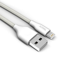 Заредете изображение във визуализатора на галерията – Кабел Jcpal linx flexlink за iPhone  lightning  1.8 m  бял - само за 46.4 лв
