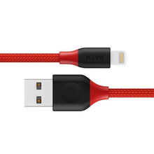 Заредете изображение във визуализатора на галерията – Кабел Jcpal linx flexlink за iPhone  lightning  1.8 m  червен - само за 46.4 лв

