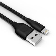 Заредете изображение във визуализатора на галерията – Кабел Jcpal linx flexlink за iPhone lightning 1.8 m  черен - само за 46.4 лв
