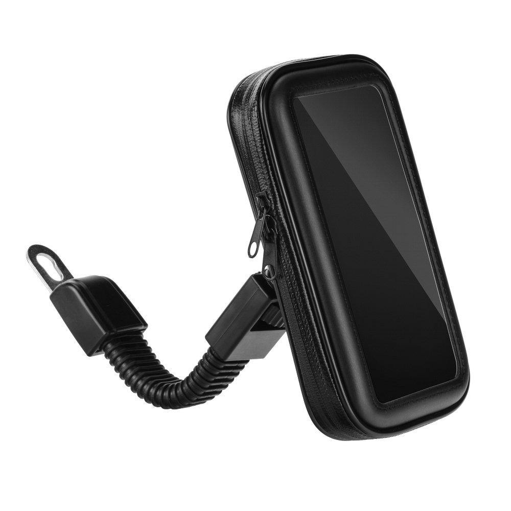 Bike / scooter holder for mobile phone waterproof with zip (5,5 - 6,3) - TopMag
