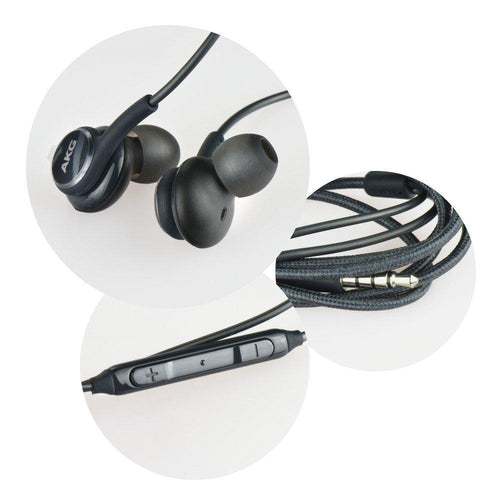 Оригинални слушалки Samsung (AKG) EO-IG955 с аудио жак 3.5 mm черен - TopMag