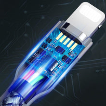 Заредете изображение във визуализатора на галерията – REMAX cable for iPhone Lightning 8-pin Sury 2 series Power Delivery 18W Fast Charging  RC-009 silver
